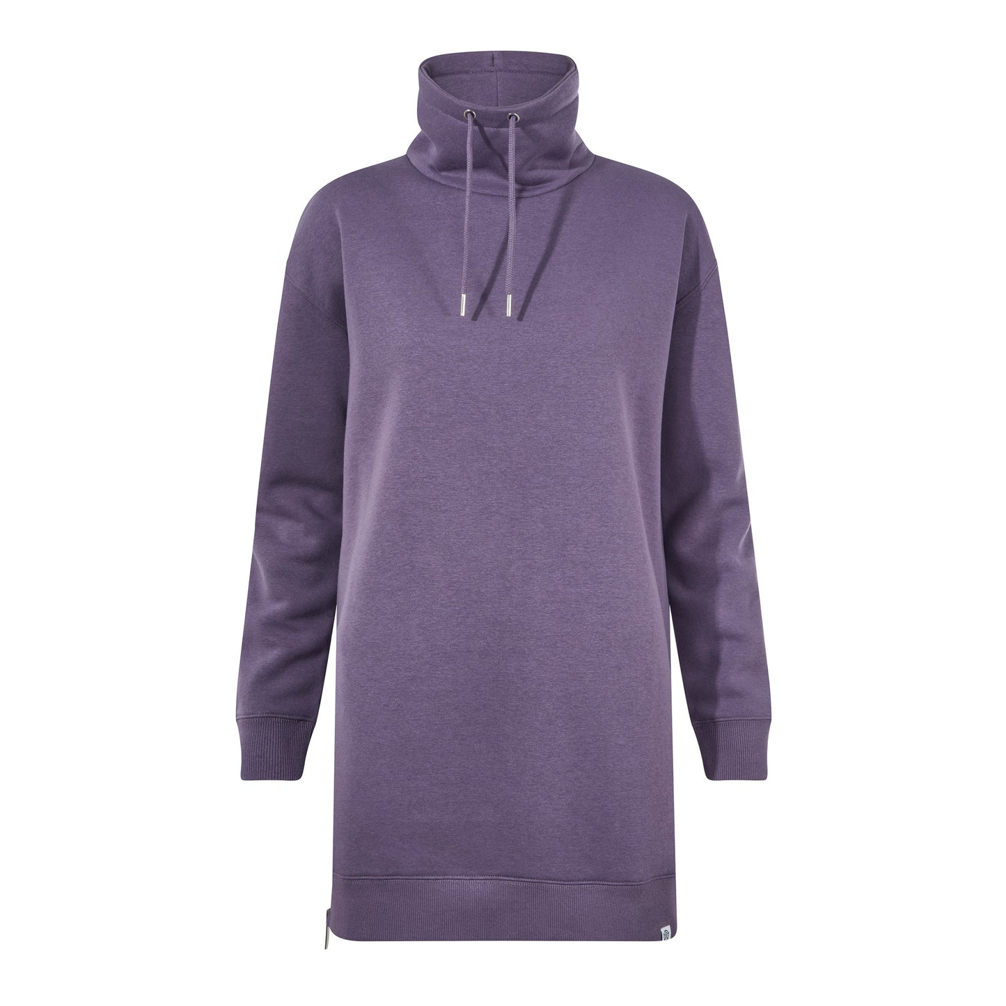 Drakeford Womens Supersoft Longline Sweat - Smokey Purple