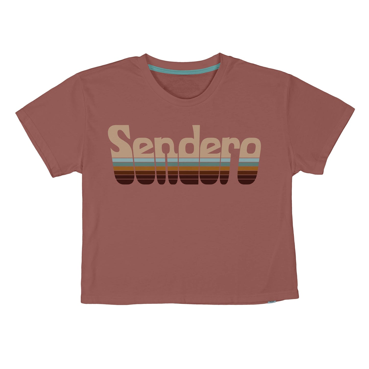 Retro Logo Boxy Tee - Dusty Mauve