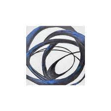Canvas wall art picture navy blue on clearance offer €20 last one left ! ea No exchange-Renaissance Design Studio
