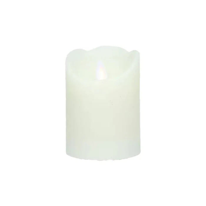 Led candle with timer synthetic 7 x 10cm-Renaissance Design Studio