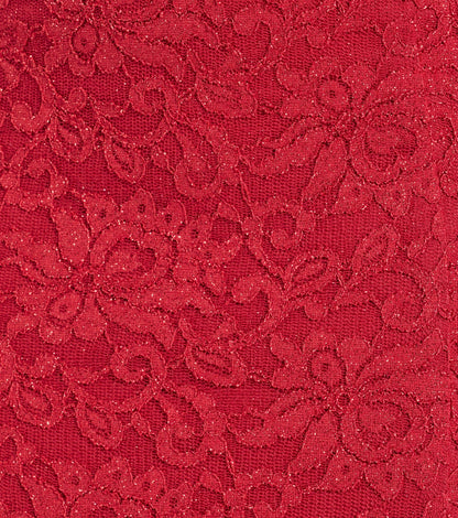 Arlowe Glitter Lace Corset Midi Dress