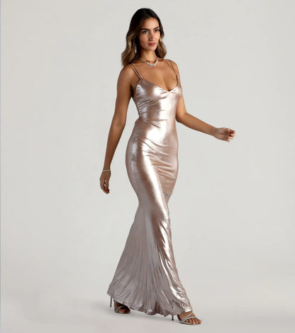 Kenzie Formal Lace-Up Mermaid Dress