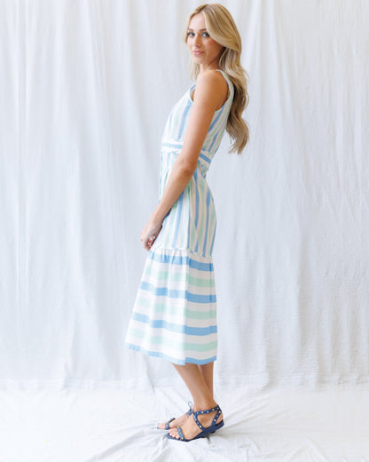 Santorini Stripe Dress