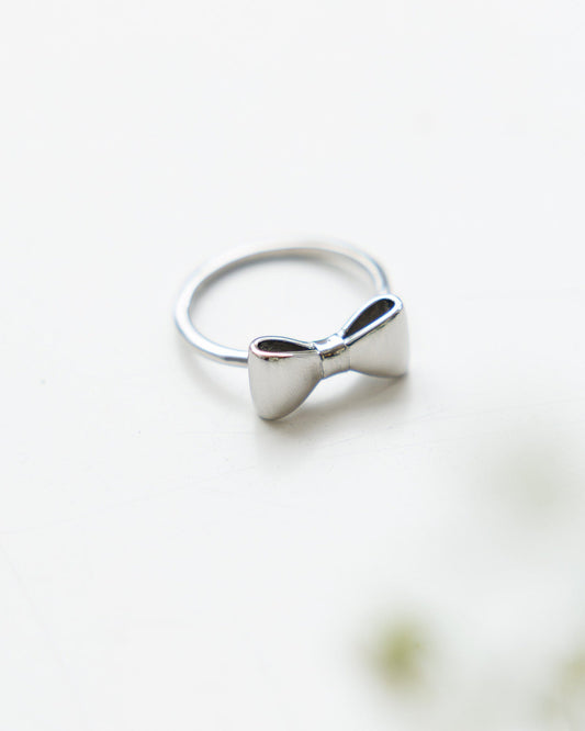 Silver Bow Ring