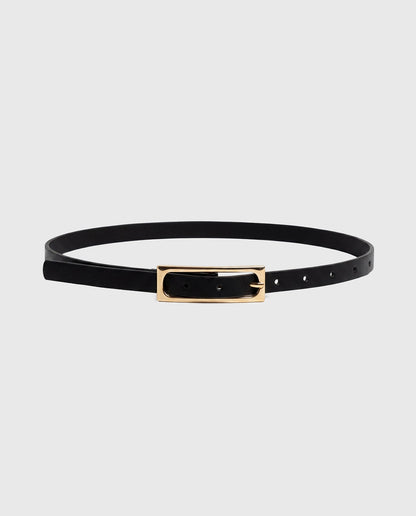 Odena Thin Belt Black / Gold