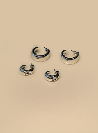 Zennie Earring Pack Silver