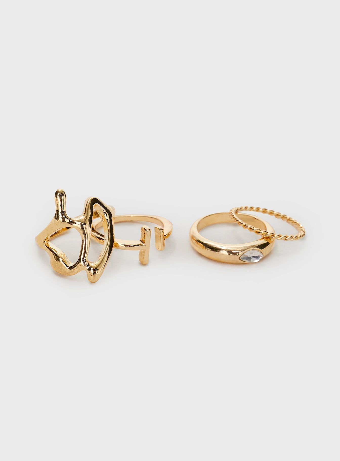Better Together Ring Set Gold