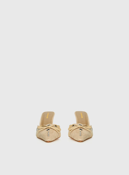 Charisma Pointed Toe Heels Taupe