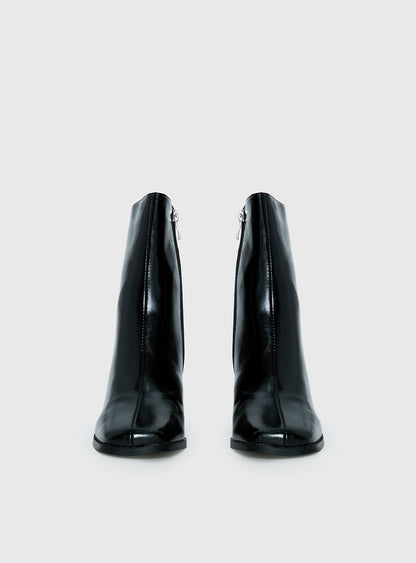 Zilah Heeled Ankle Boots Black