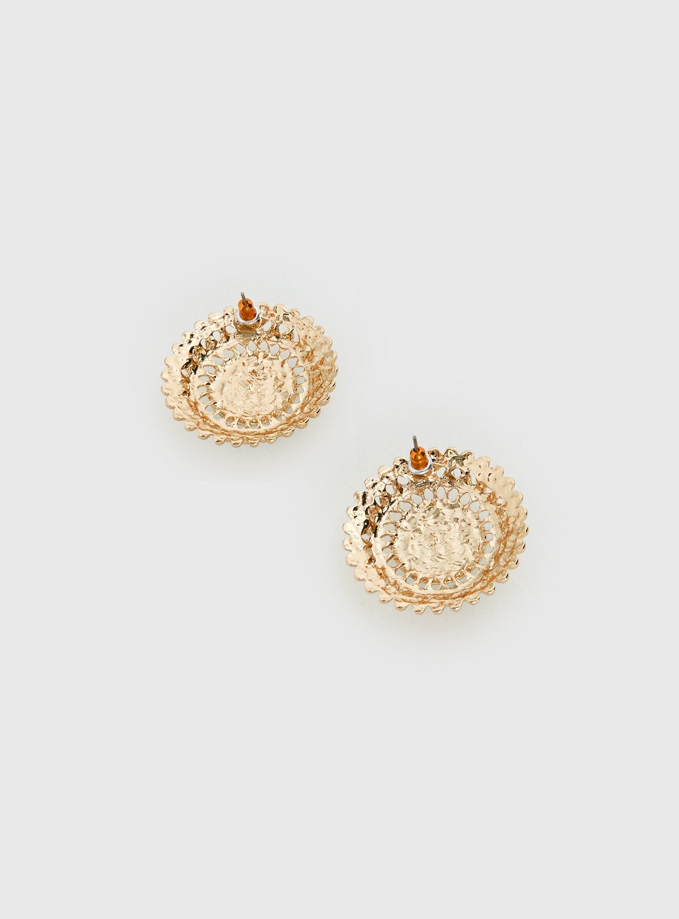 Sipriane Statement Earrings Gold / Turquoise