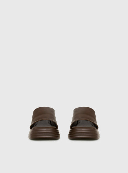 Therapy Flaunt Platform Sandals Brown