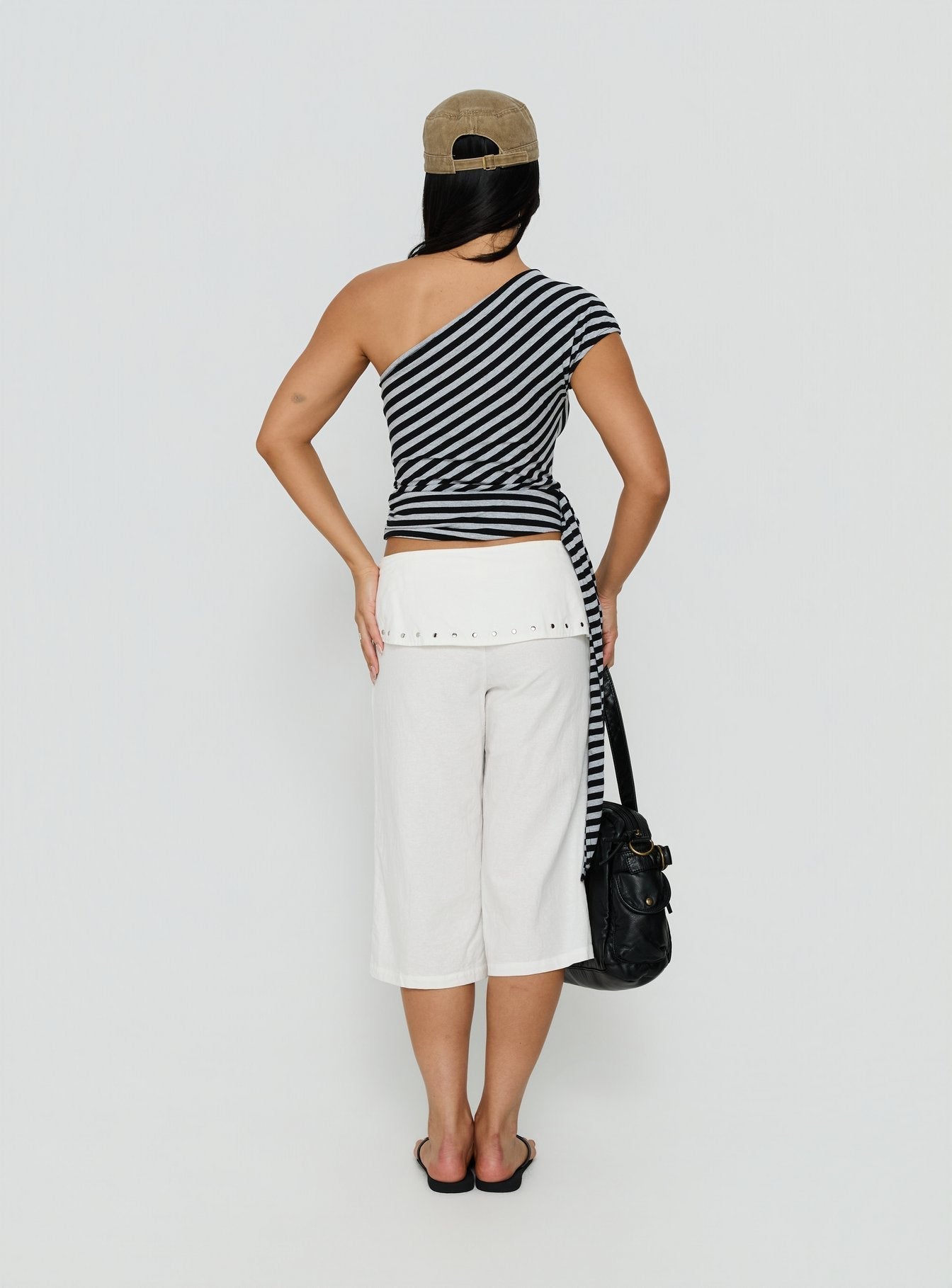 Oren Capri Trouser Ivory