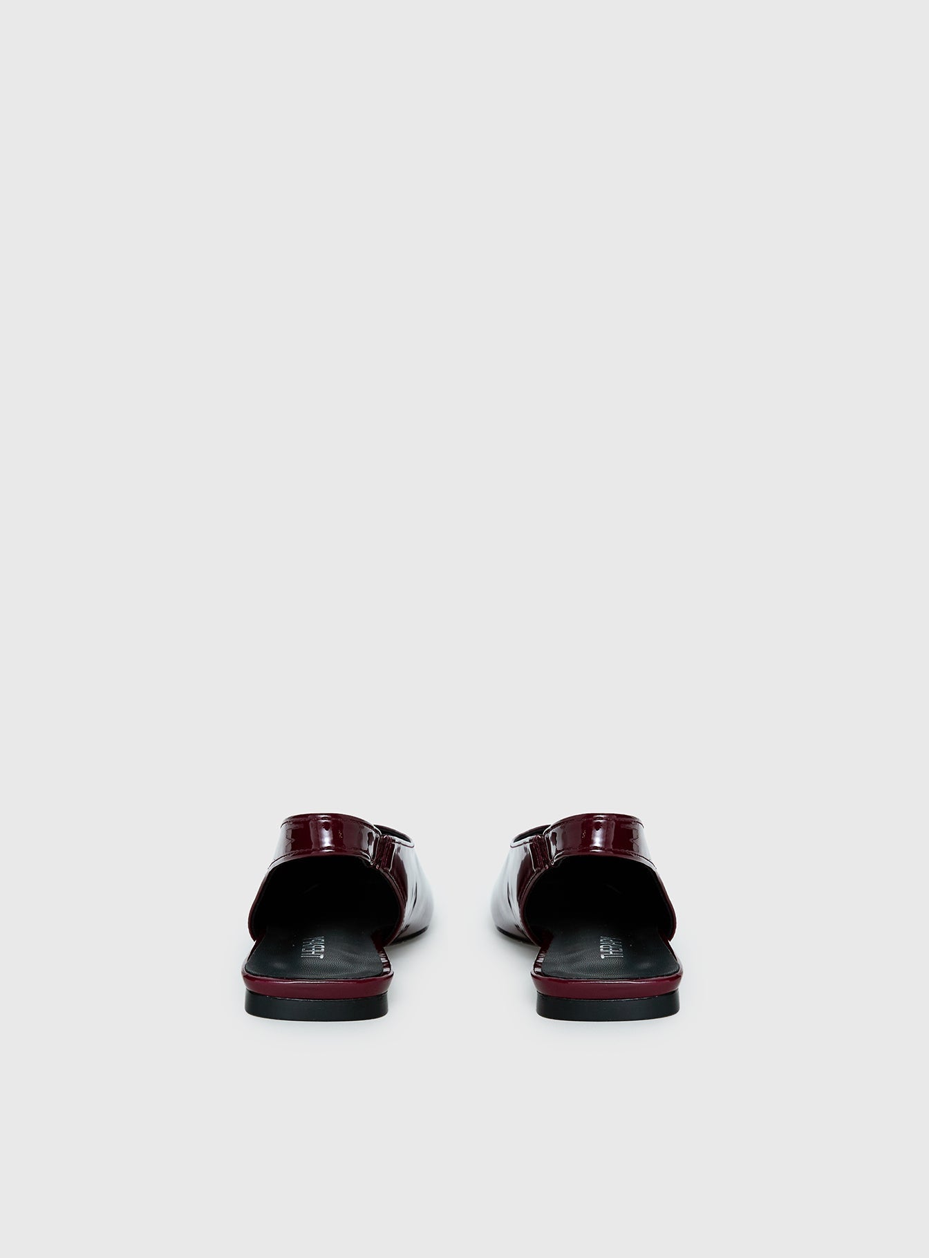 Therapy Graze Patent Square Toe Flats Red