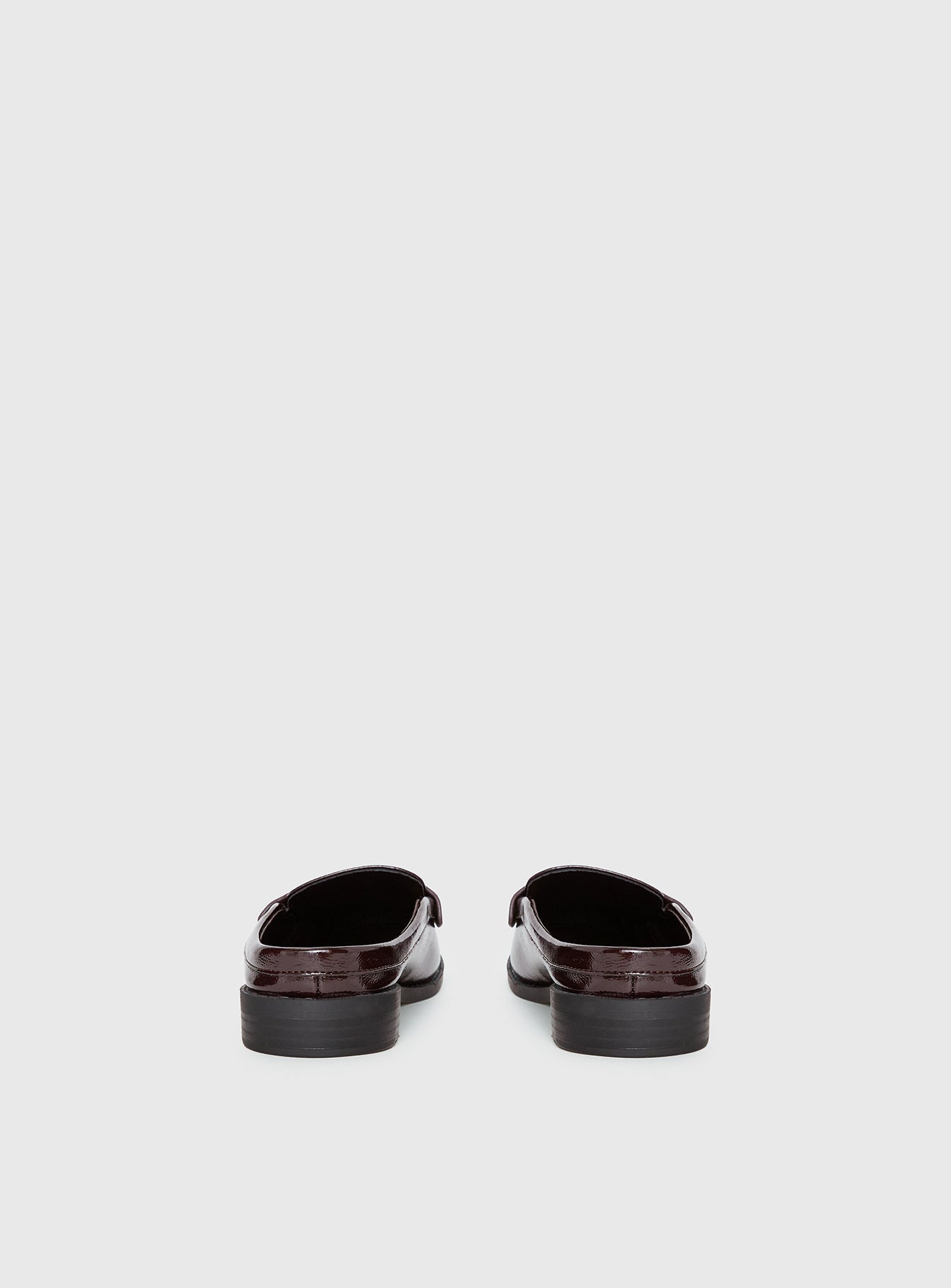 Therapy Atticus Faux Leather Slip On Loafers Cherry
