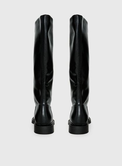 Lishaa Knee High Boots Black