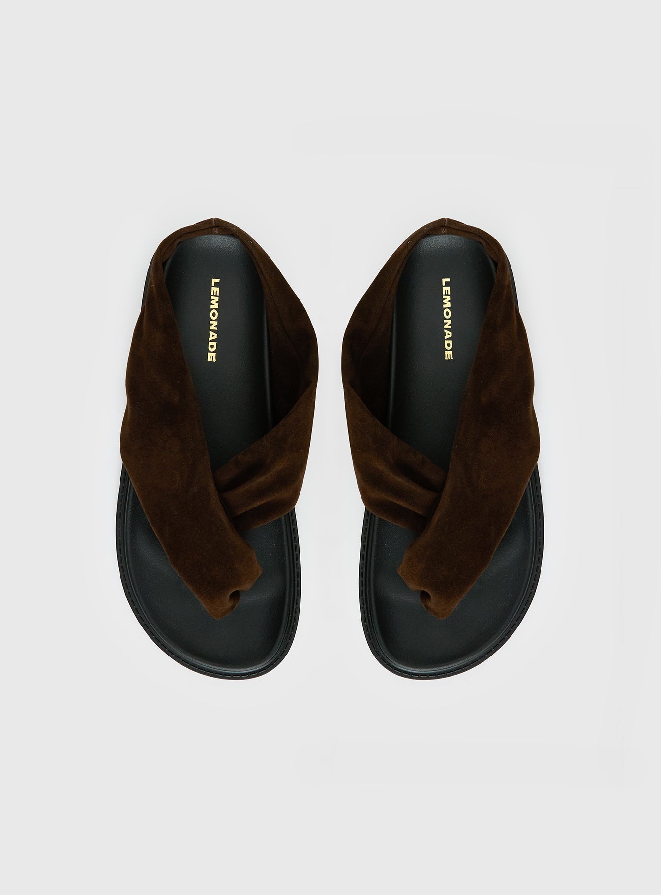 Soryn Wrap Slides Chocolate
