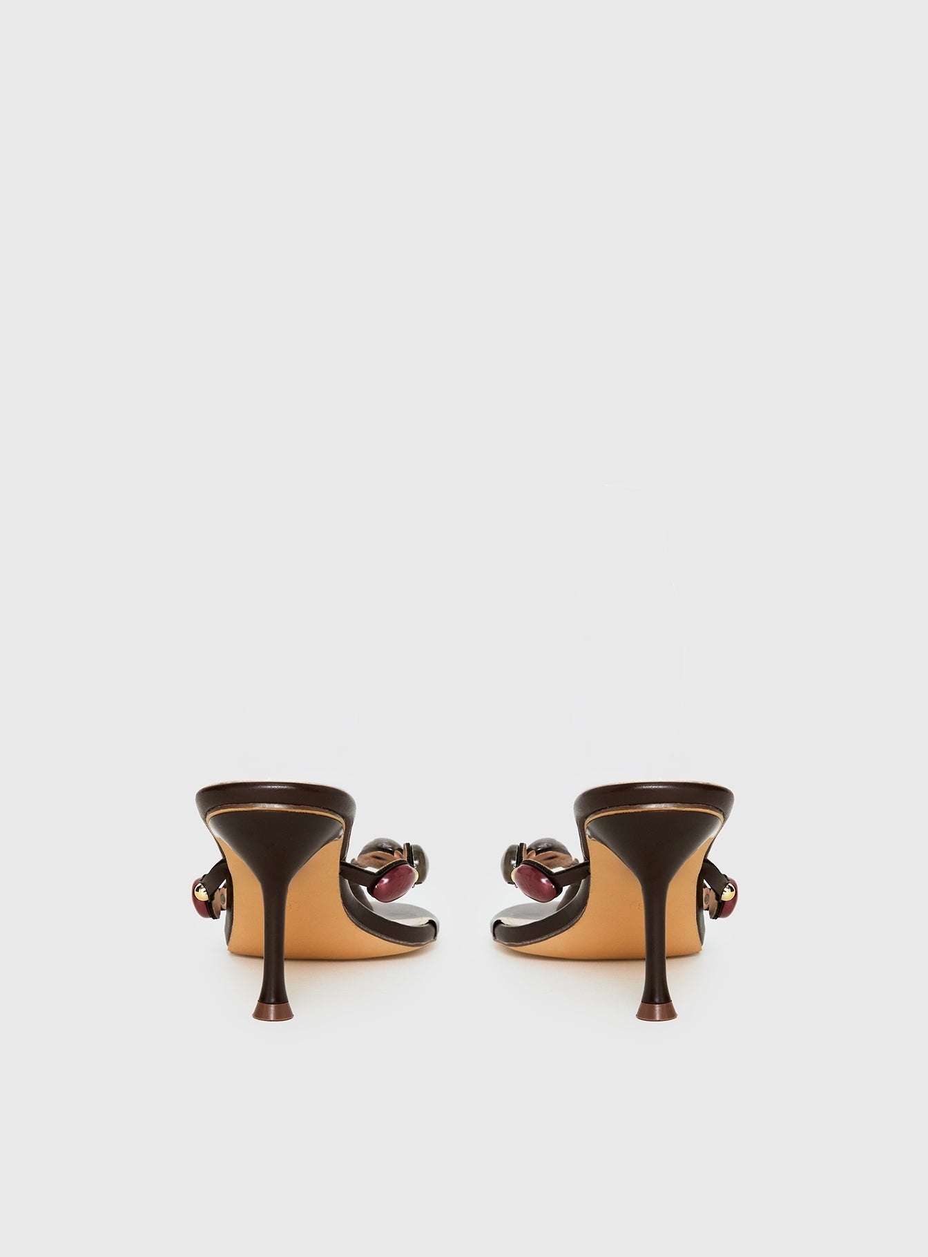 Nina Bead Heels Chocolate
