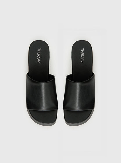 Therapy Cindy Sandals Black