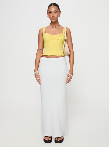 Dalma Twist Top Yellow