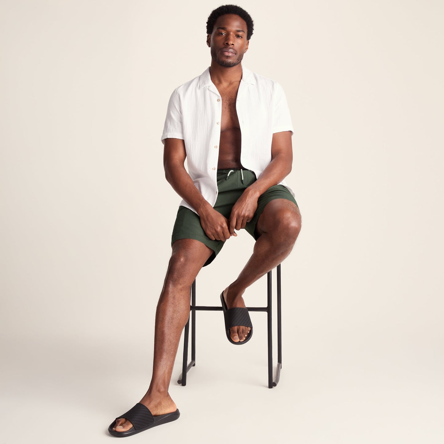 Aslan Mens Swimshorts - Forage Green