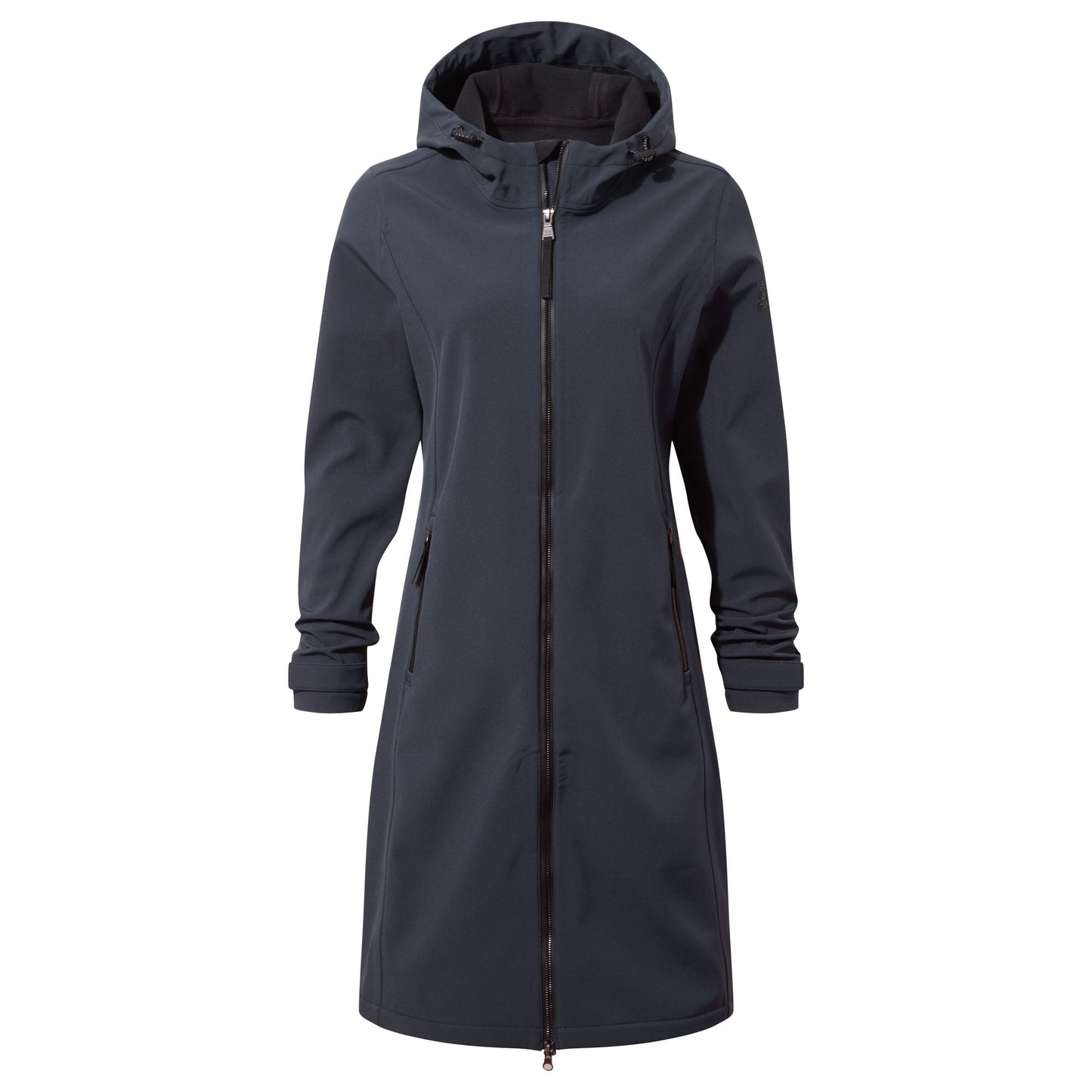 Enya Womens Longline Waterproof Softshell Jacket - Dark Indigo