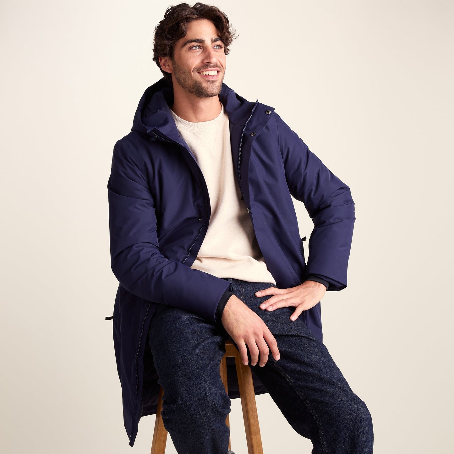 Harris Mens Waterproof Insulated Parka - Dark Marine