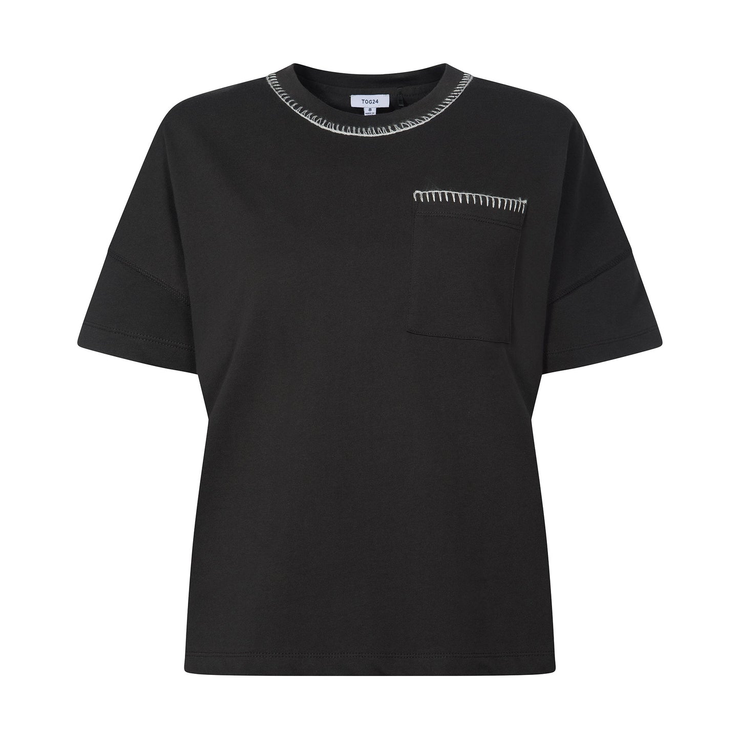 Laurie Womens 100% Cotton Supersoft Boxy Fit T-Shirt - Washed Black