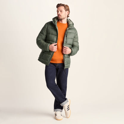 Maloney Mens Wind Resistant Insulated Jacket - Light Forest