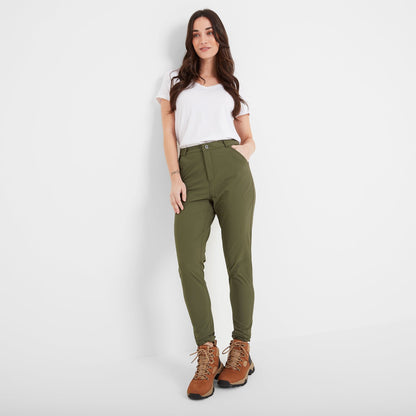 Milton Womens Water Resistant Slim Trouser Regular - Khaki