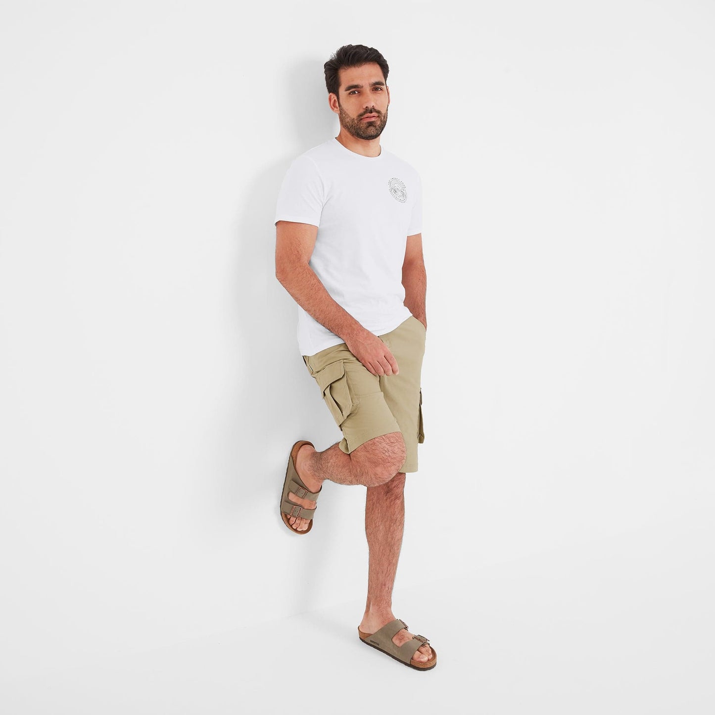 Noble Mens Cargo Shorts - Sand