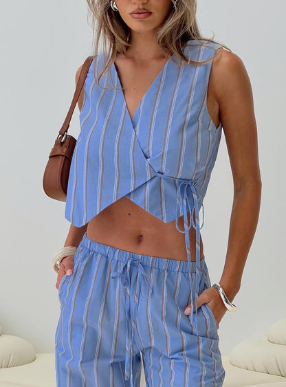 Raychel Set Blue Stripe
