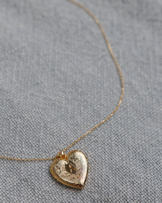 Monogram Heirloom Locket - Final Sale