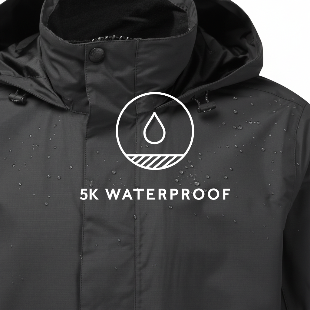 Airton Mens Waterproof Jacket - Black