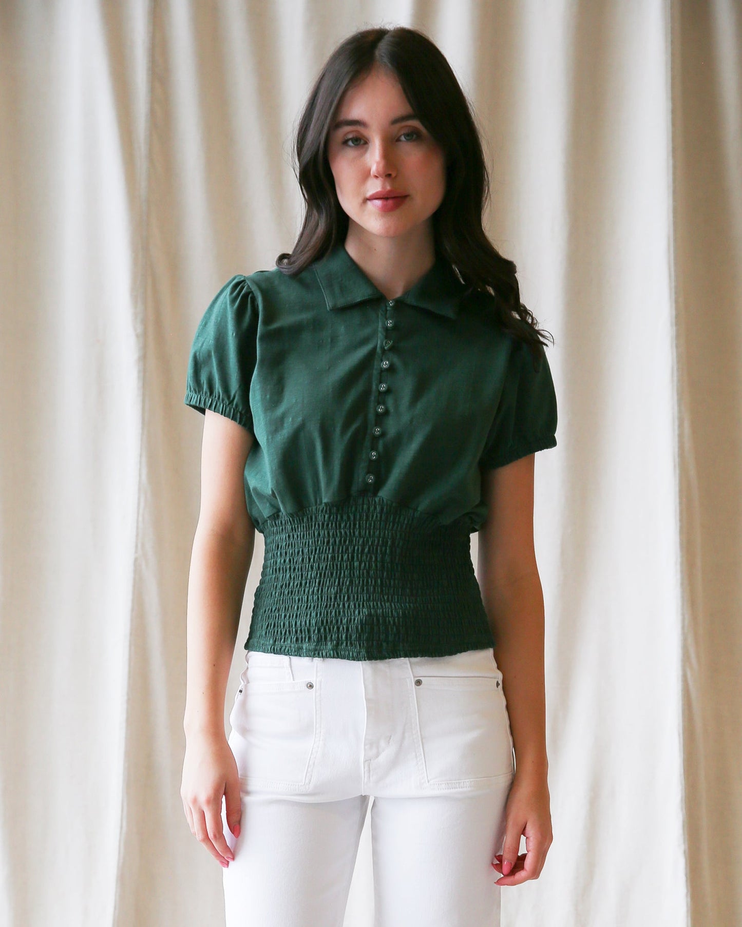 Smocked Bodice Top - Final Sale