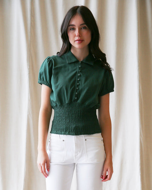 Smocked Bodice Top - Final Sale