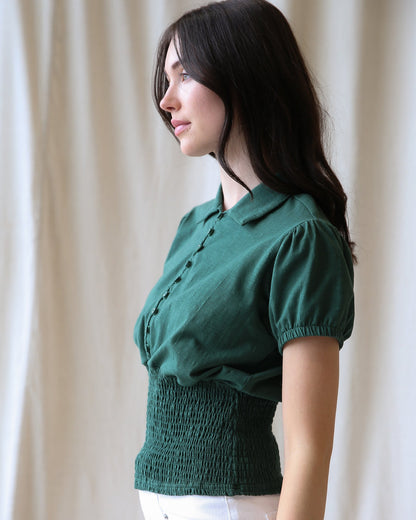 Smocked Bodice Top - Final Sale