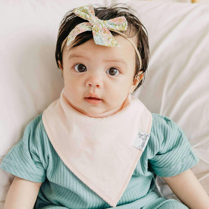 4 Pack Baby Bandana Bibs - Lemon