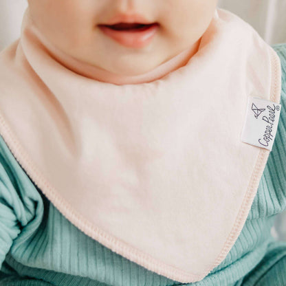 4 Pack Baby Bandana Bibs - Lemon