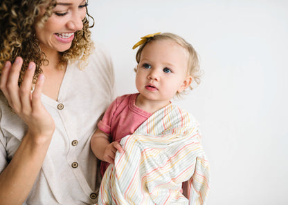 Knit Swaddle Blanket - Rainee
