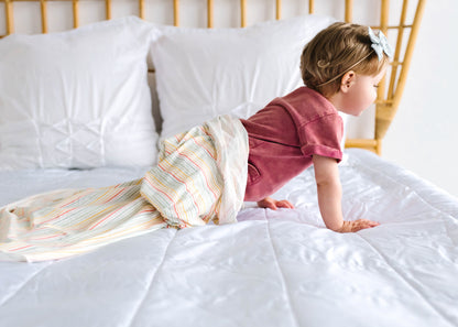 Knit Swaddle Blanket - Rainee