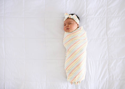 Knit Swaddle Blanket - Rainee