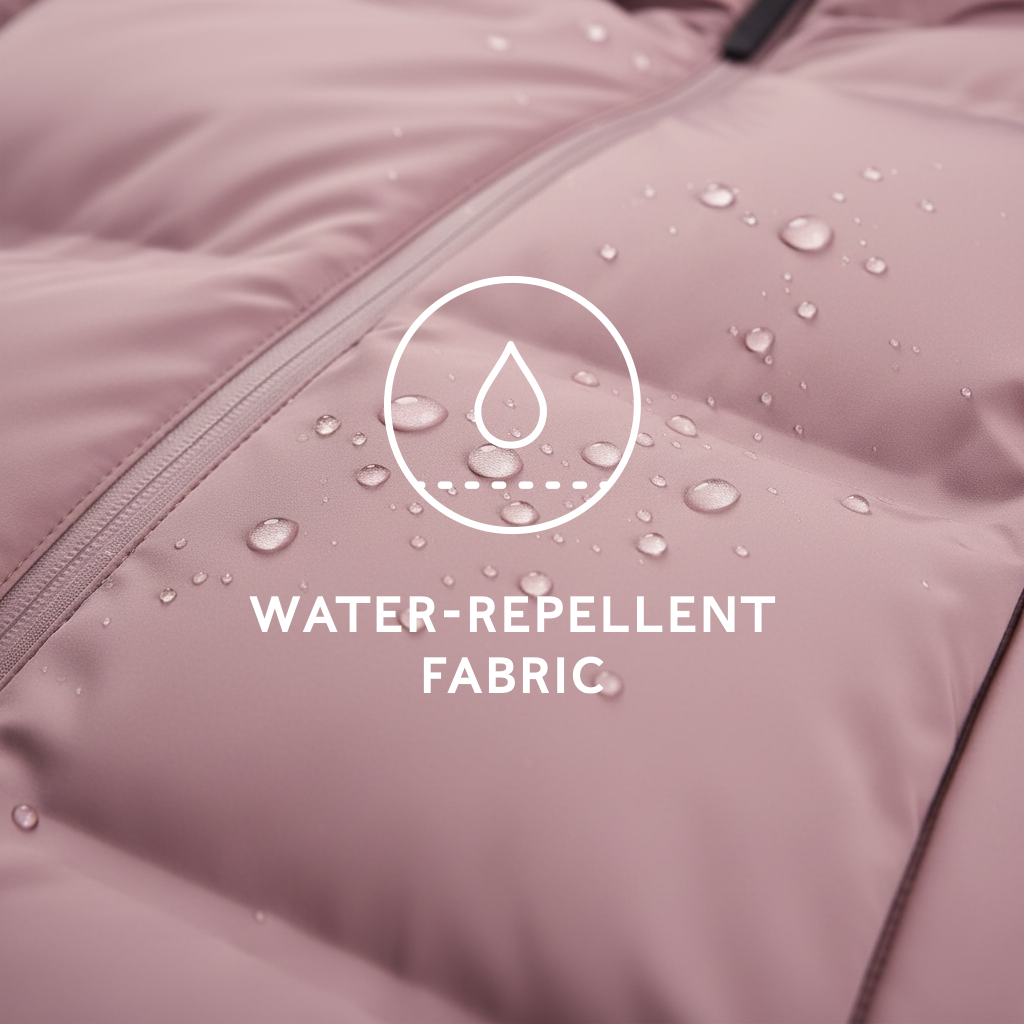 Dina Womens Shower Resistant Insulated Jacket - Mauve