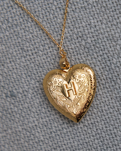 Monogram Heirloom Locket - Final Sale
