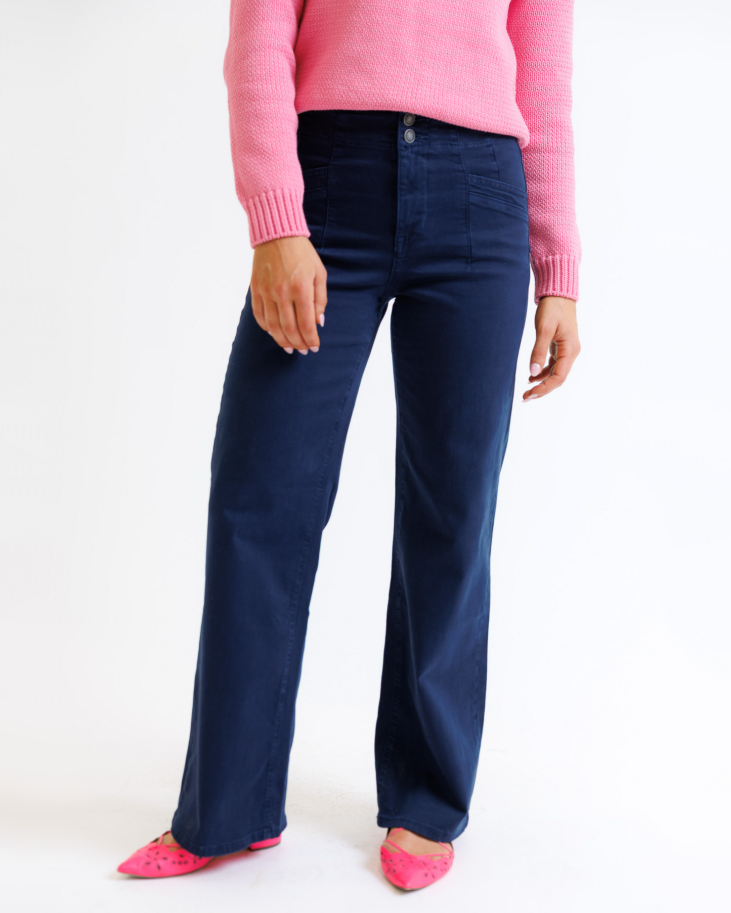 High Rise Wide Leg