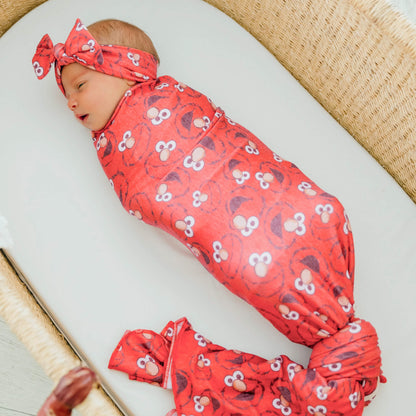 Knit Swaddle Blanket - Elmo