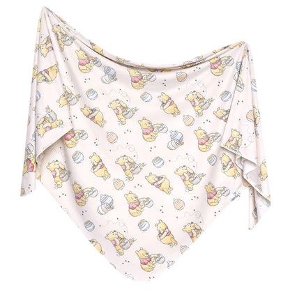 Knit Swaddle Blanket - Hunny
