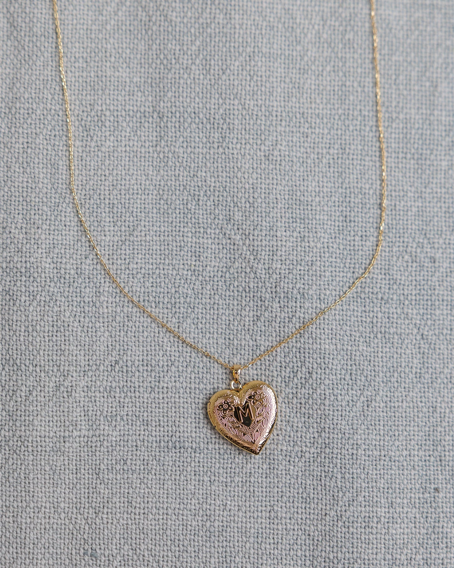 Monogram Heirloom Locket - Final Sale