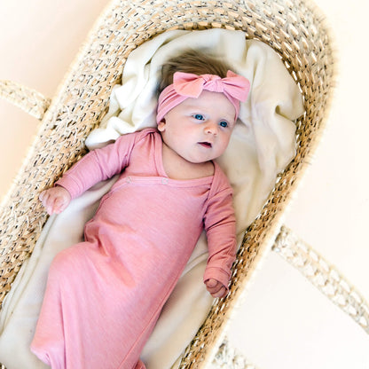 Newborn Knotted Gown - Darling