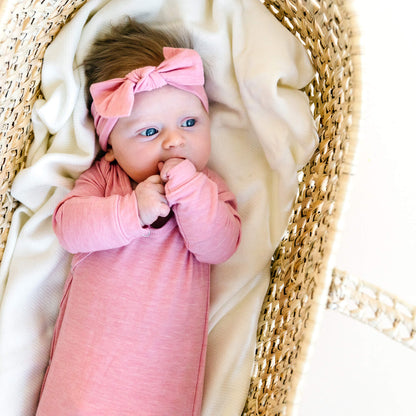 Newborn Knotted Gown - Darling