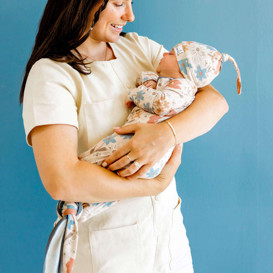 Newborn Knotted Gown - Eden